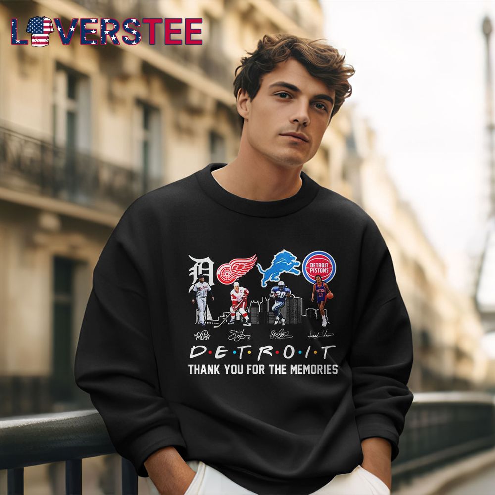 Detroit Sports Thank You For The Memories Shirt Detroit Sports Thank You For The Memories Shirt