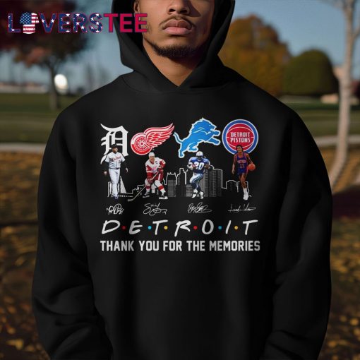 Detroit Sports Thank You For The Memories Shirt