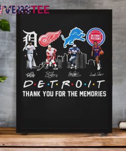 Detroit Sports Thank You For The Memories Shirt