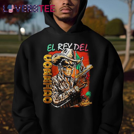 El Rey Del Corrido De Sinaloa Warren Lotas Rooster Skeleton Mexico Cowboy Shirt