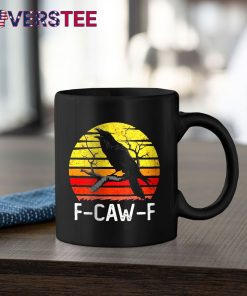 FcawF Funny Black Bird Crown Raven Shirt