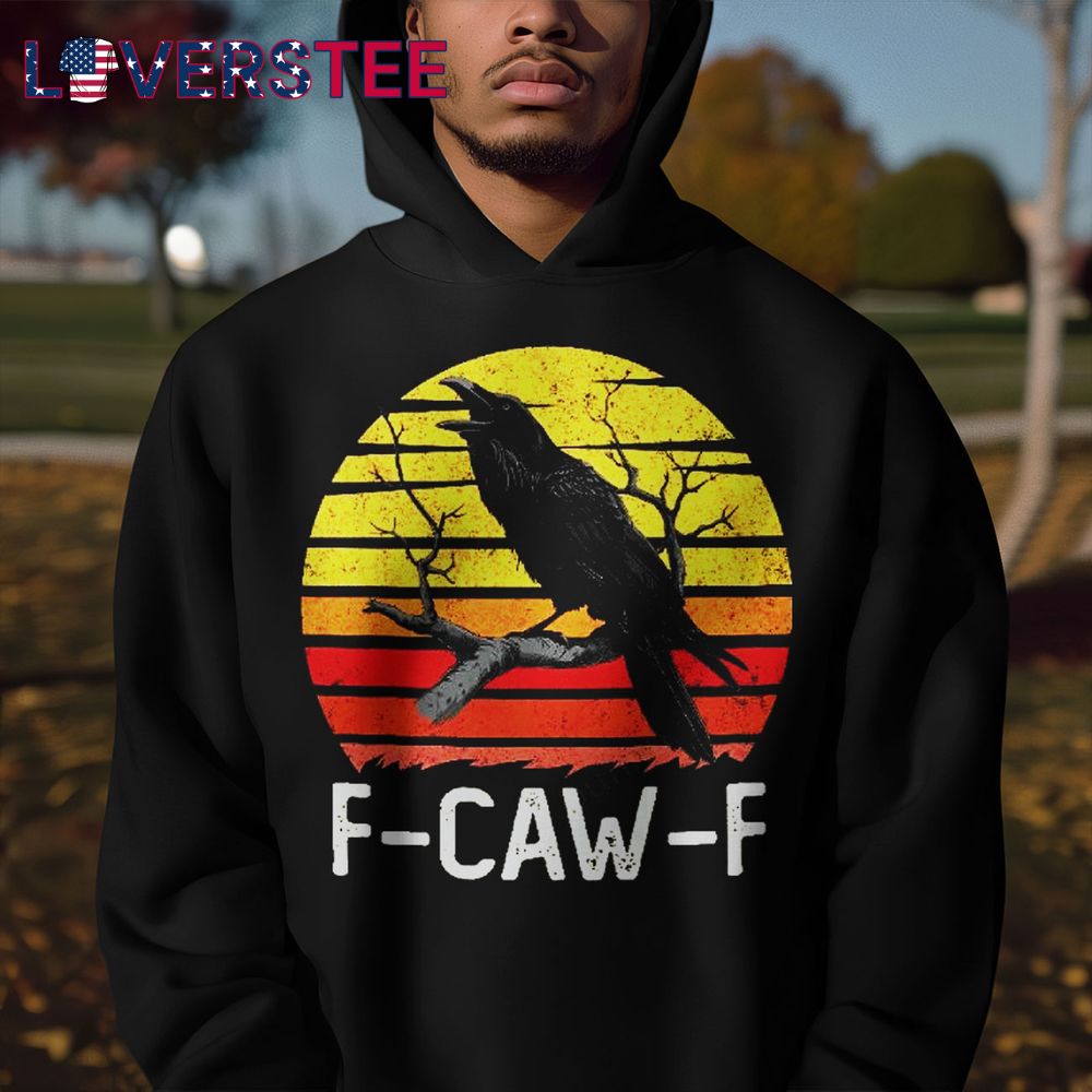 FcawF Funny Black Bird Crown Raven Shirt FcawF Funny Black Bird Crown Raven Shirt