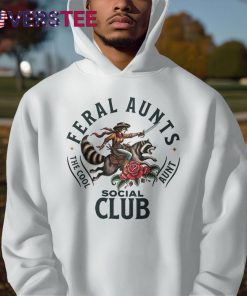 Feral Aunts Social Club The Cool Aunt Pregnancy Raccoon Shirt