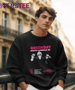 Green Day South America 25 Tour 2025 Cities Dates Shirt
