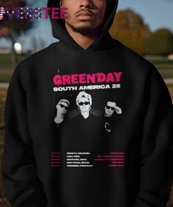 Green Day South America 25 Tour 2025 Cities Dates Shirt