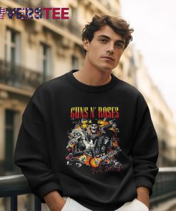 Guns N’ Roses 2025 Tour Skeletons Dates Shirt