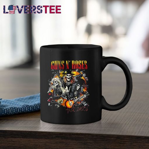 Guns N’ Roses 2025 Tour Skeletons Dates Shirt