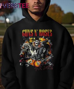 Guns N Roses 2025 Tour Skeletons Dates Shirt