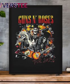 Guns N Roses 2025 Tour Skeletons Dates Shirt