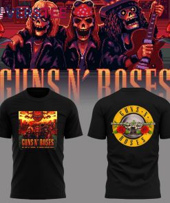 Guns N’ Roses Taoyuan Sunlight Music Concert Black T-shirt