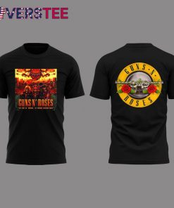 Guns N’ Roses Taoyuan Sunlight Music Concert Black T-shirt