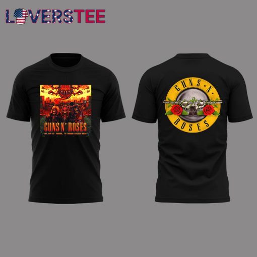 Guns N’ Roses Taoyuan Sunlight Music Concert Black T-shirt