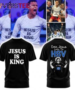 Hamburger SV “Aufstieg 24/25” Jesus is King Black T-shirt