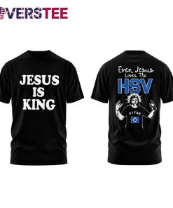 Hamburger SV “Aufstieg 24/25” Jesus is King Black T-shirt