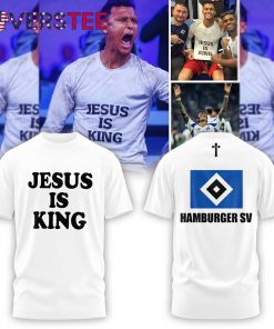 Hamburger SV “Aufstieg 24/25” Jesus is King White T-shirt