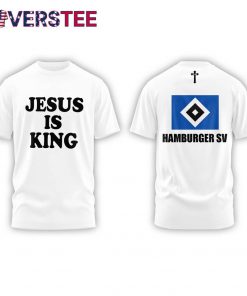 Hamburger SV “Aufstieg 24/25” Jesus is King White T-shirt