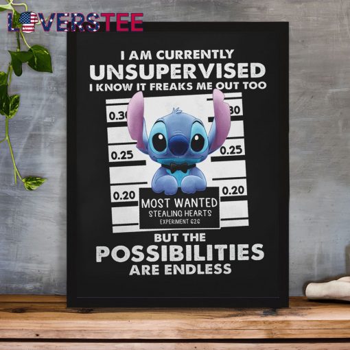 I Am Currently Unsupervised Stitch Day 626 Shirt