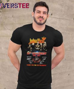 Judas Priest 55th Anniversary 1969-2025 Thank You For The Memories Shirt