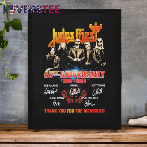 Judas Priest 55th Anniversary 1969-2025 Thank You For The Memories Shirt