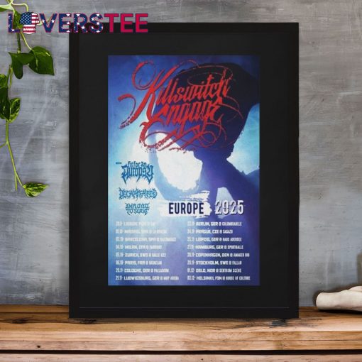 Killswitch Engage Europe Tour 2025 Dates Shirt