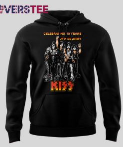 Kiss Special New Celebrating 50 Years Of Kiss Army Hoodie