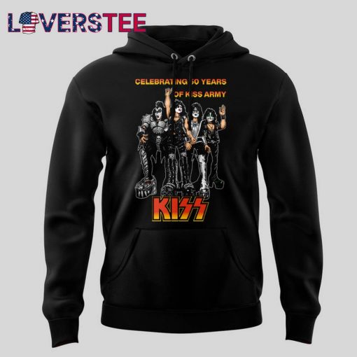 Kiss Special New Celebrating 50 Years Of Kiss Army Hoodie