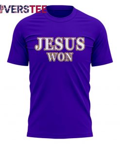 LSU Tigers x Jesus Won Purple Limited Edition Tshirt