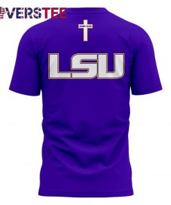 LSU Tigers x Jesus Won Purple Limited Edition Tshirt