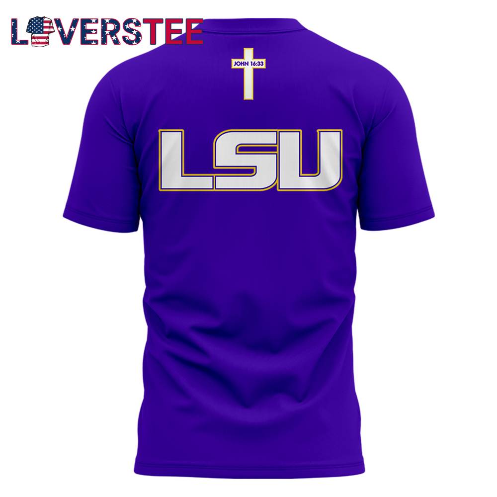 LSU Tigers x Jesus Won Purple Limited Edition Tshirt LSU Tigers x Jesus Won Purple Limited Edition Tshirt