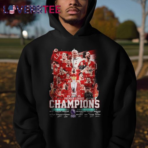 Liverpool 2024-2025 Premier League Champions Shirt