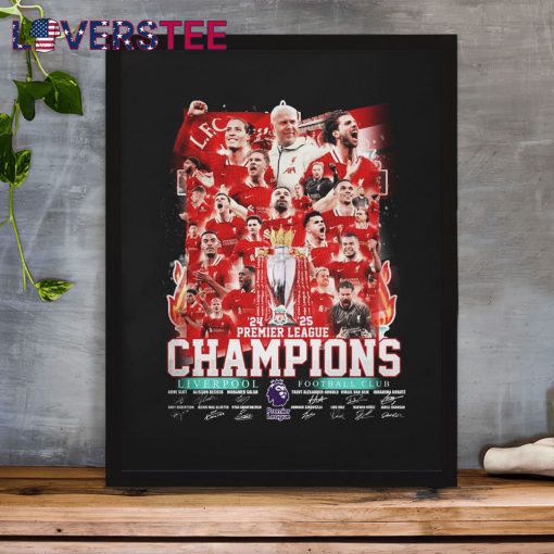 Liverpool 2024-2025 Premier League Champions Shirt