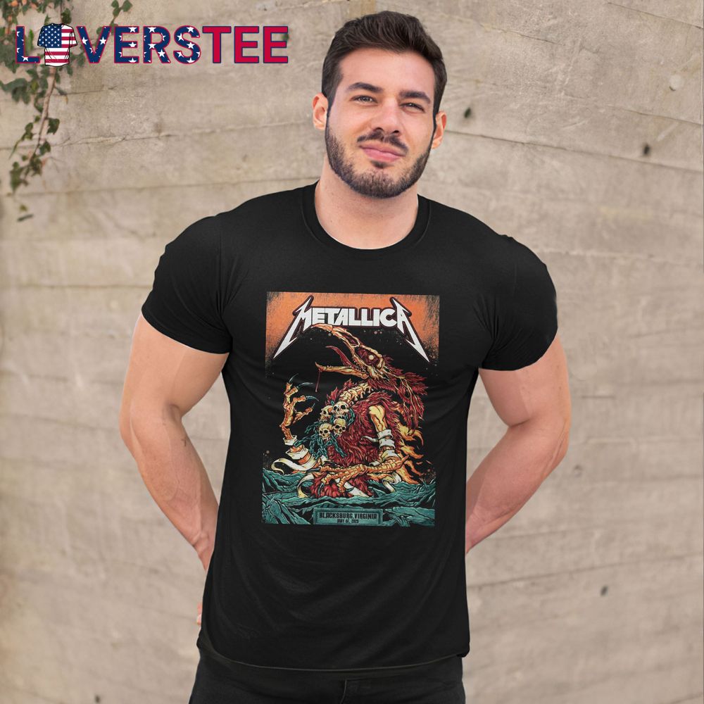 Metallica Blacksburg Virginia 2025 Concert Shirt Metallica Blacksburg Virginia 2025 Concert Shirt