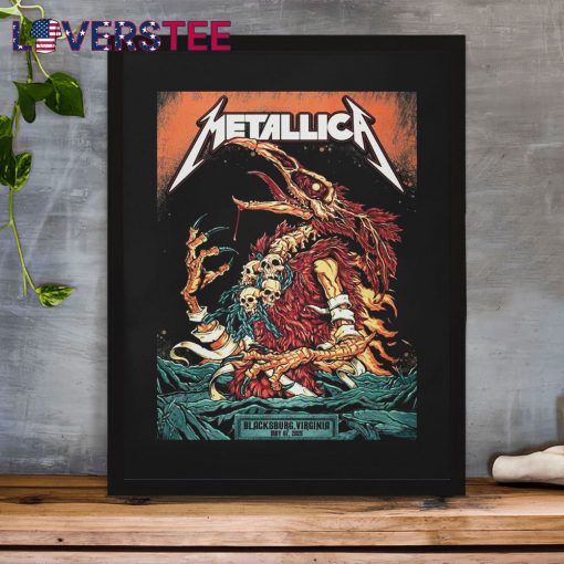 Metallica Blacksburg Virginia 2025 Concert Shirt