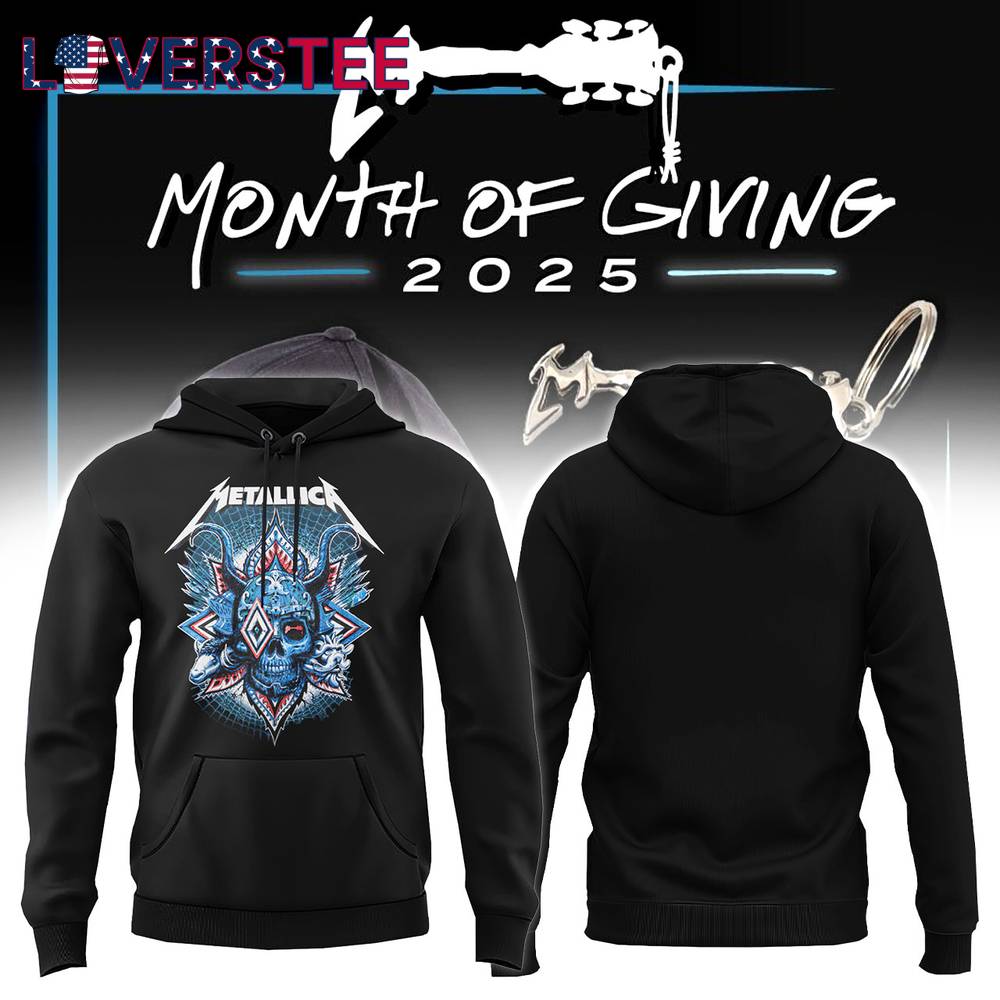 Metallica Tour 2025 Month Of Giring Hoodie Metallica Tour 2025 Month Of Giring Hoodie