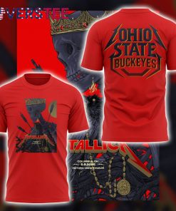 Metallica x Ohio State Buckeyes 2025 Red Tshirt
