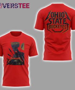 Metallica x Ohio State Buckeyes 2025 Red Tshirt