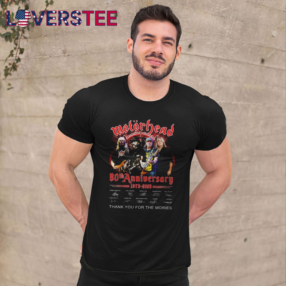 Motorhead 50th Anniversary 19752025 Thank You For The Memories Shirt Motorhead 50th Anniversary 19752025 Thank You For The Memories Shirt
