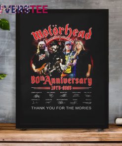 Motorhead 50th Anniversary 19752025 Thank You For The Memories Shirt
