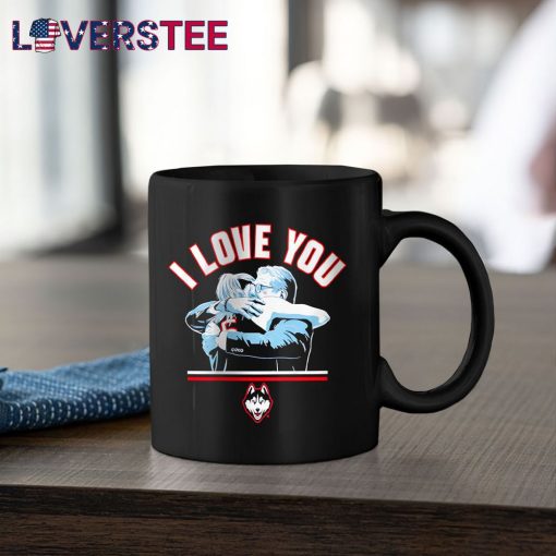 Paige Bueckers and Geno Auriemma I Love You Shirt