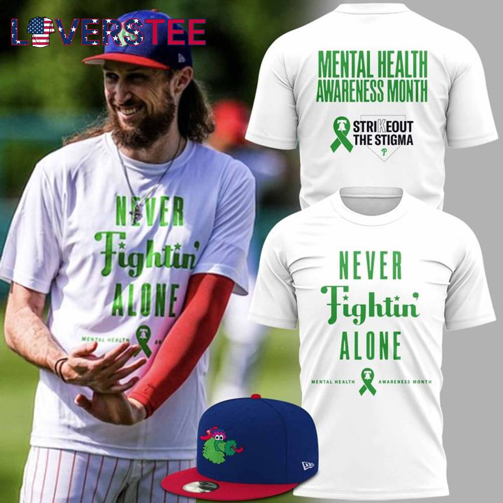 Philadelphia Phillies 2025 Mental Health Awareness Month Tshirt Philadelphia Phillies 2025 Mental Health Awareness Month Tshirt