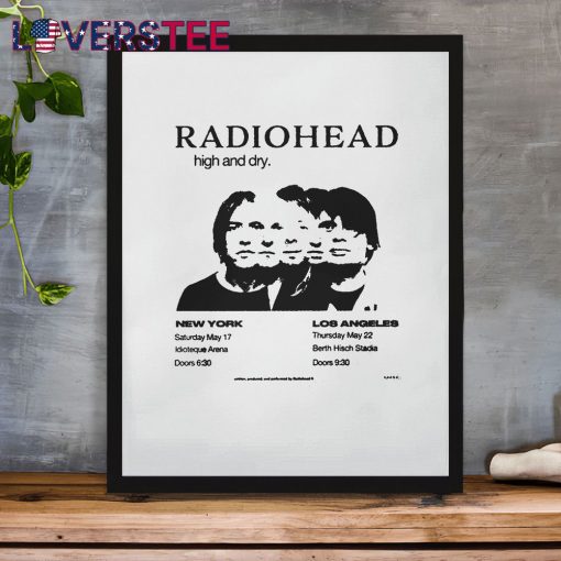 Radiohead Band High And Dry Shirt