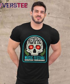 RiverBeat Music Festival Mempho Skull Shirt