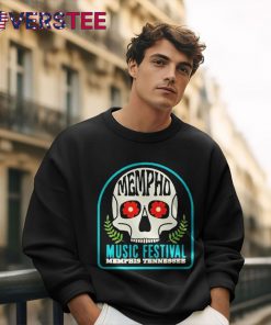 RiverBeat Music Festival Mempho Skull Shirt