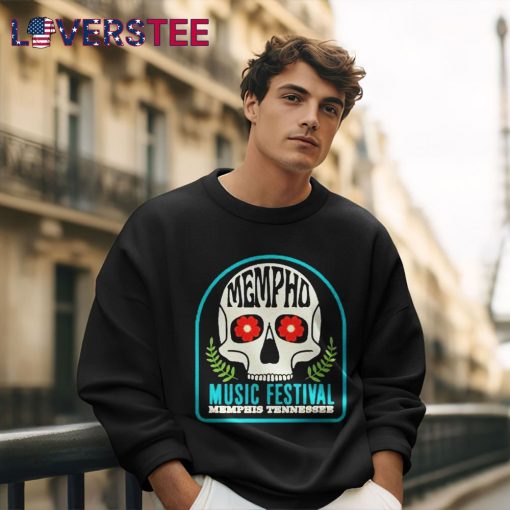 RiverBeat Music Festival Mempho Skull Shirt