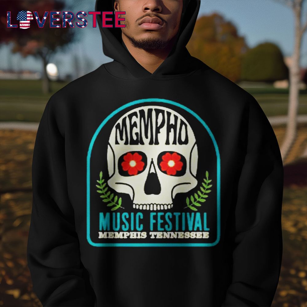 RiverBeat Music Festival Mempho Skull Shirt RiverBeat Music Festival Mempho Skull Shirt