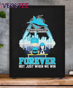 Snoopy and Charlie Brown Cronulla Sharks Forever Not Just When We Win Shirt