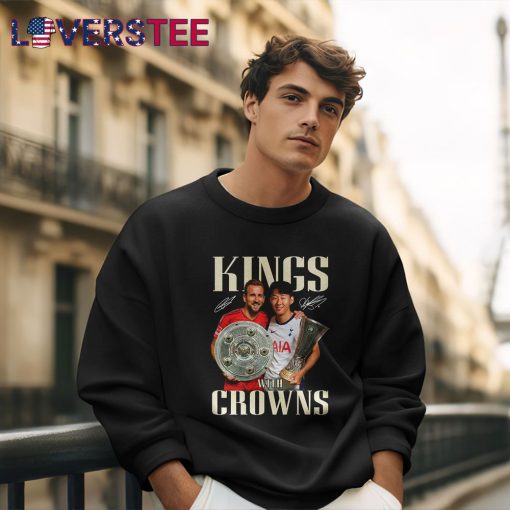 Son Heung Min and Harry Kane Kings With Crowns Shirt