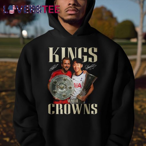 Son Heung Min and Harry Kane Kings With Crowns Shirt