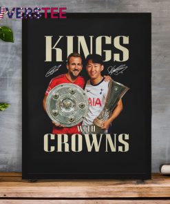 Son Heung Min and Harry Kane Kings With Crowns Shirt