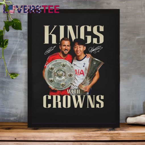 Son Heung Min and Harry Kane Kings With Crowns Shirt